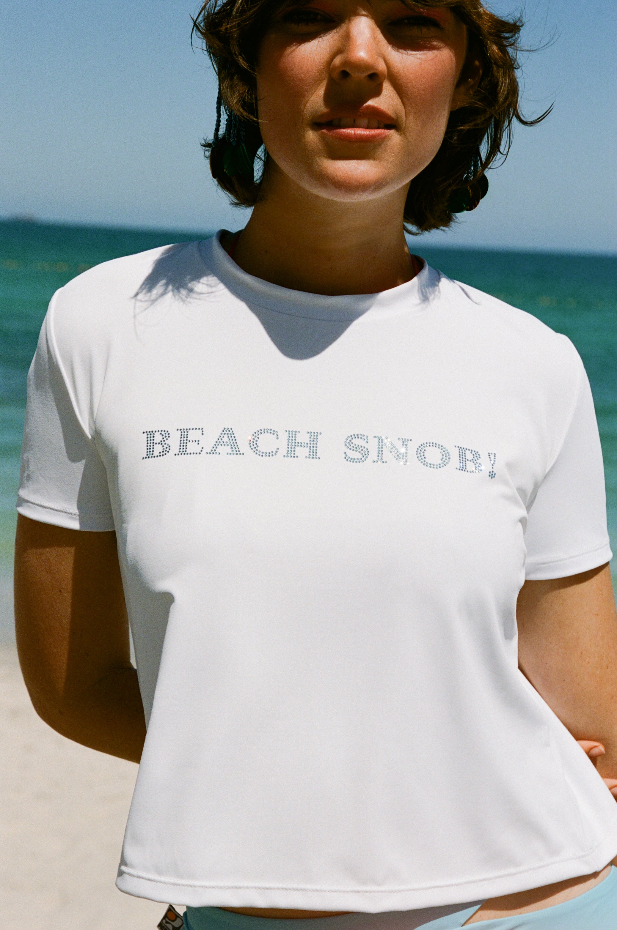 BEACH SNOB! Tee - Sea Foam