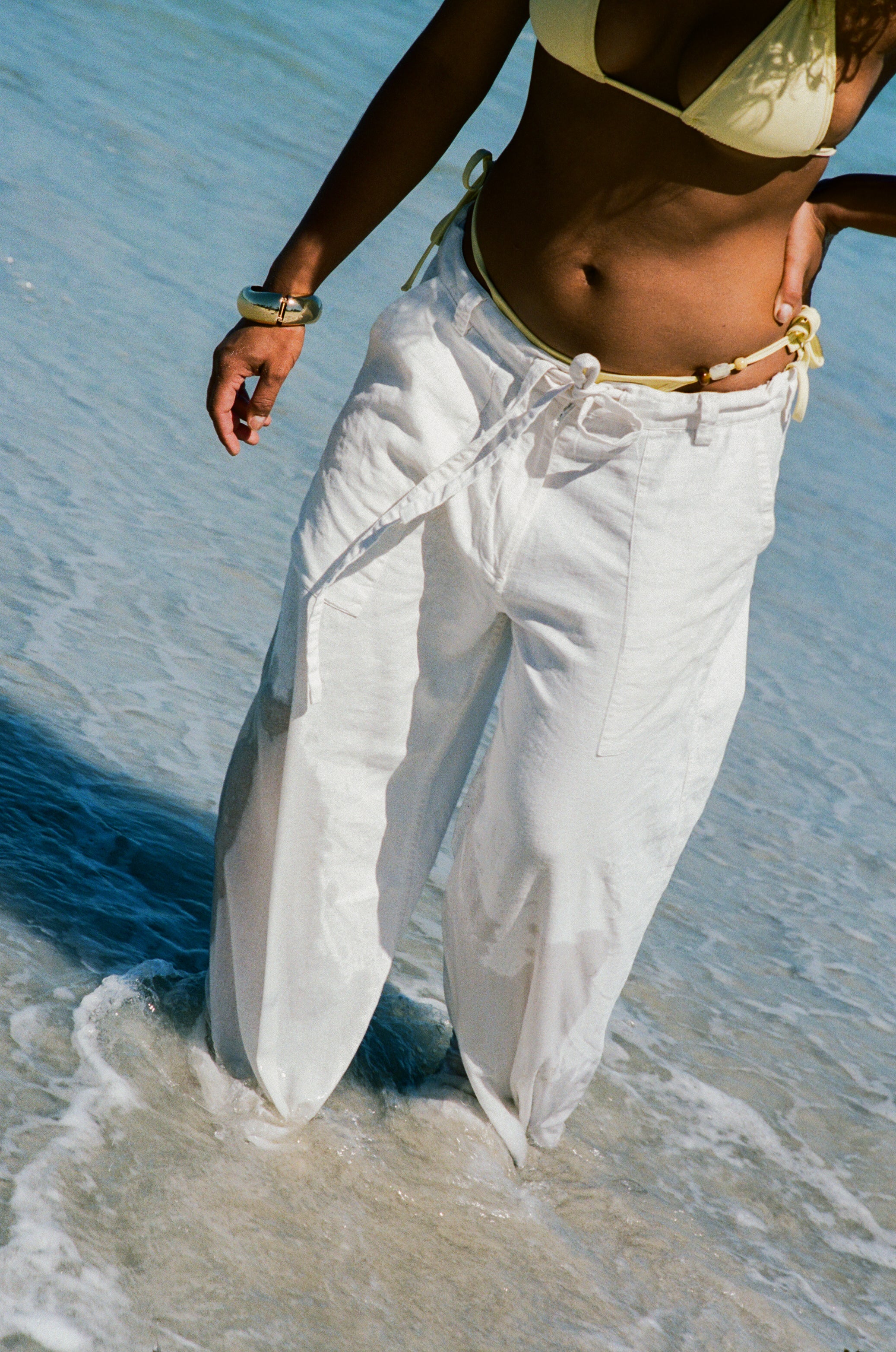 Ammos Linen Pant - Aspro