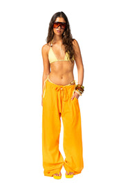 Ammos Linen Pant - Portokali