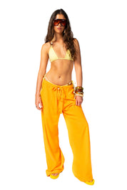 Ammos Linen Pant - Portokali