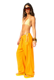 Ammos Linen Pant - Portokali
