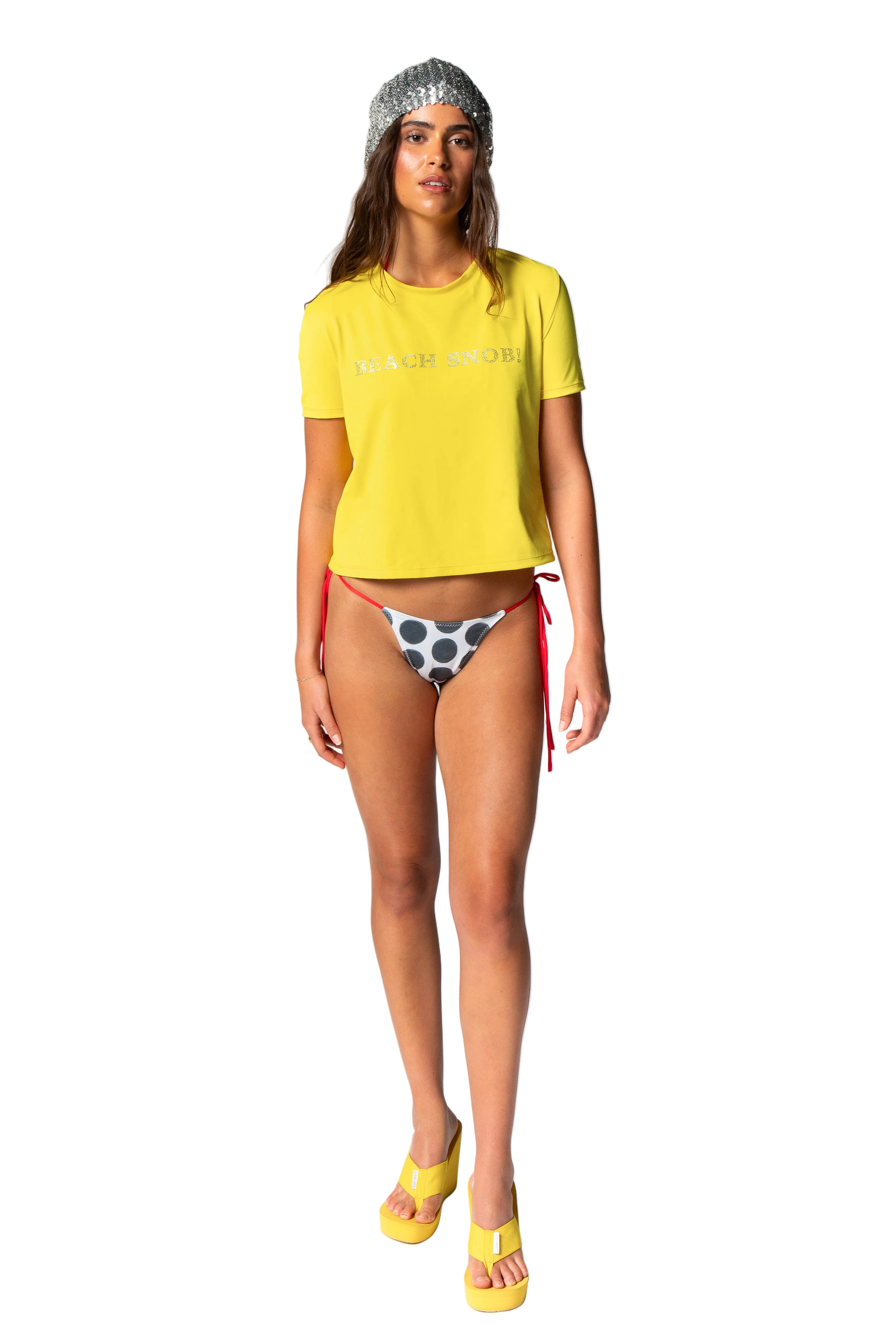 BEACH SNOB! Tee - Traffic Yellow