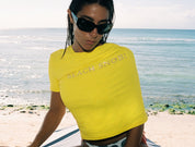 BEACH SNOB! Tee - Traffic Yellow