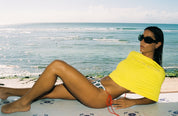 BEACH SNOB! Tee - Traffic Yellow