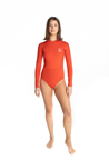 Ilios Springsuit - Long Sleeve Surf - Red Tomato | Nisi Collective