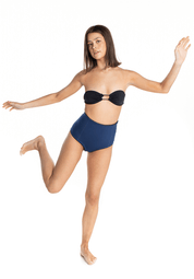 Ela Cheeky Surf Shorts - Deep Navy Blue | Nisi Collective