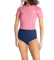 Milly Short Sleeve Surf Top - Pink Blush | Nisi Collective