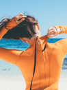 Ilios Springsuit - Long Sleeve Surf - Orange Mango Pop | Nisi Collective